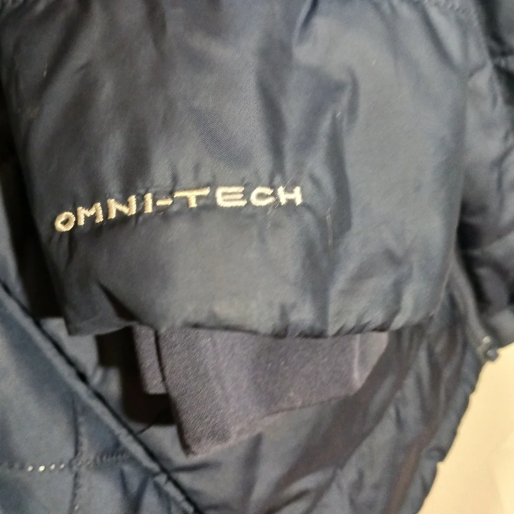 Columbia Women's Full Zip Quilted Insulated Jacket Blue Size‎ small Omani-Tech